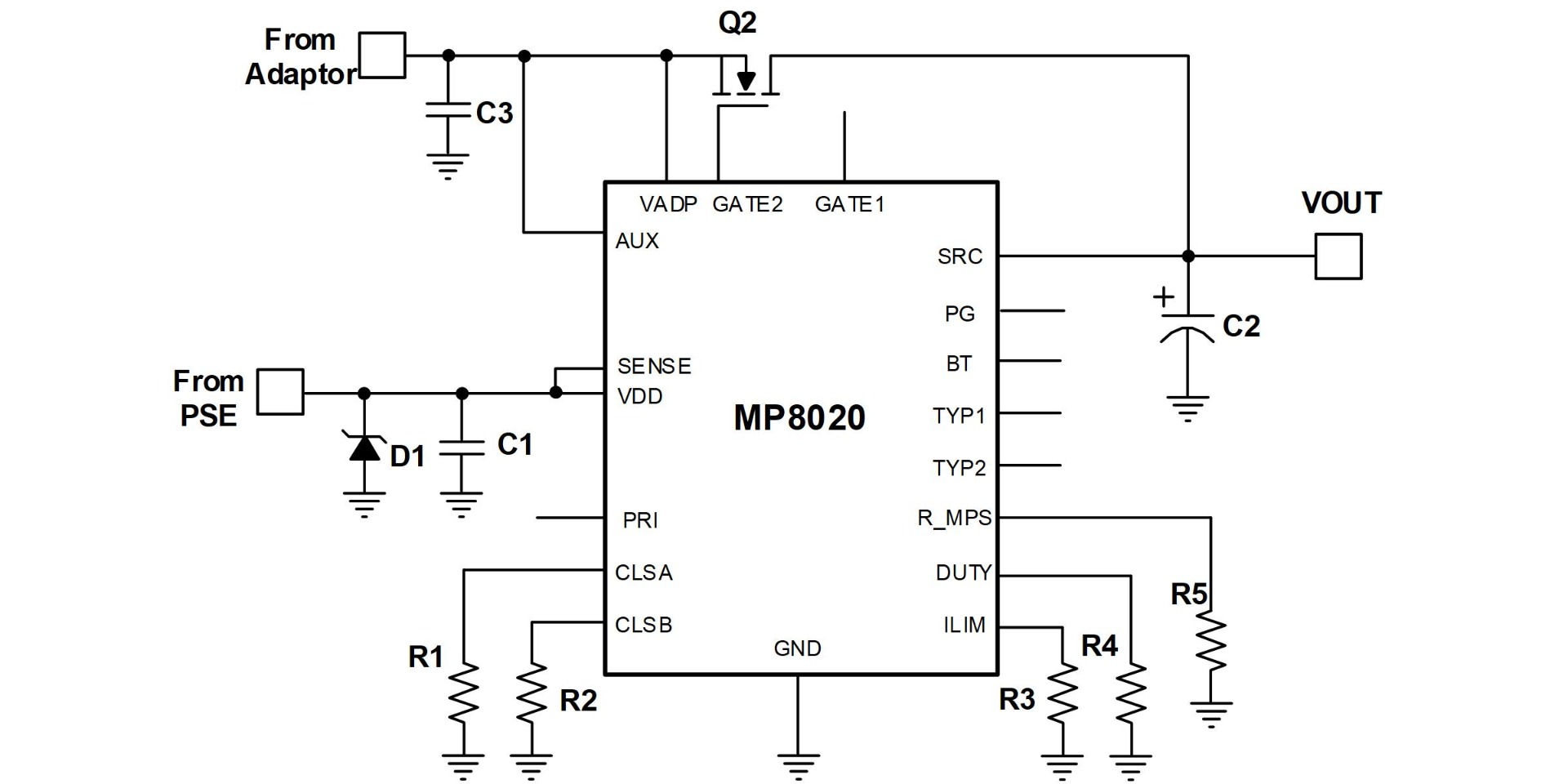 Monolithic Power Systems MP8020GQV-Z: Symbol, Footprint, 3D STEP Model ...